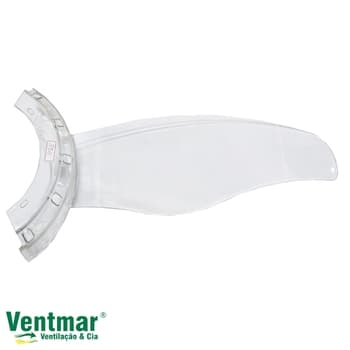 PÁ HÉLICE P/VENTILADOR DE TETO ALISEU GEO CRISTAL - PLÁSTICA TRANSPARENTE -*SALDĂO SEMI-NOVA* - *VENDIDA P/UNIDADE