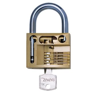 Cadeado CR45 Gold / Pado / Papaiz / Soprano - Cadeado 45mm - Será enviado a peça da Marca disponível em nosso estoque.