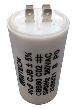 CAPACITOR 040,0UF 4POLOS RD 380VAC - CAPACITOR DE PARTIDA - foto 1 de 2