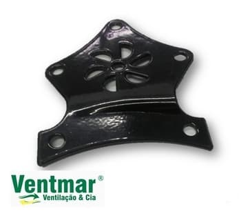 GARRA SUPORTE DE PÁ HÉLICE VENTILADOR DE TETO LOREN SID M3 PRETO - VENDIDA P/UNIDADE - NĂO ACOMPANHA PARAFUSOS+PORCAS