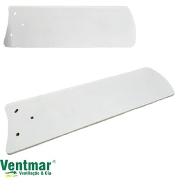 PÁ HÉLICE P/VENTILADOR DE TETO TRON NEW MARBELA - PÁ MDF COR BRANCA - MODELO RETA - *VENDIDA P/UNIDADE - MEDIDA L10,5 X C38CM - foto 1 de 3