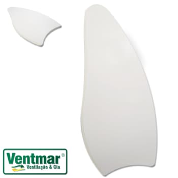 PÁ HÉLICE P/VENTILADOR DE TETO - MDF FOLHA BRANCA SEM FURAÇĂO MONTA EM DIVERSOS VENTILADORES VENTI-DELTA LOREN SID ARGE *VENDIDA P/UNIDADE - foto 1 de 5