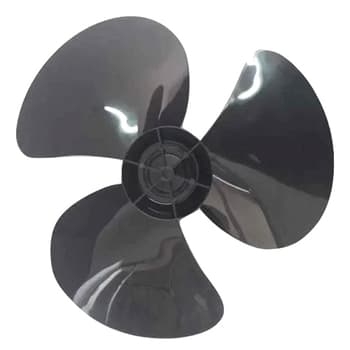 HELICE DE 30CM P/VENTILADOR BRITANIA VENTUS SUPER TURBO SILENCIUM 30CM 3PAS PRETA - ENCAIXE MEIA LUA - EIXO 8,0MM - SEM TRAVA TRASEIRA