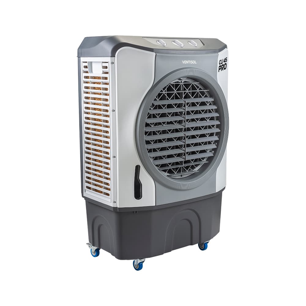 CLIMATIZADOR DE AR 045LT VENTISOL 220V210W VAZAO-04500M3/H ATÉ 50M2 UMIDIFICADOR PORTÁTIL CLI45PRO/PRO2 3VEL CZA3 - foto 1 de 6